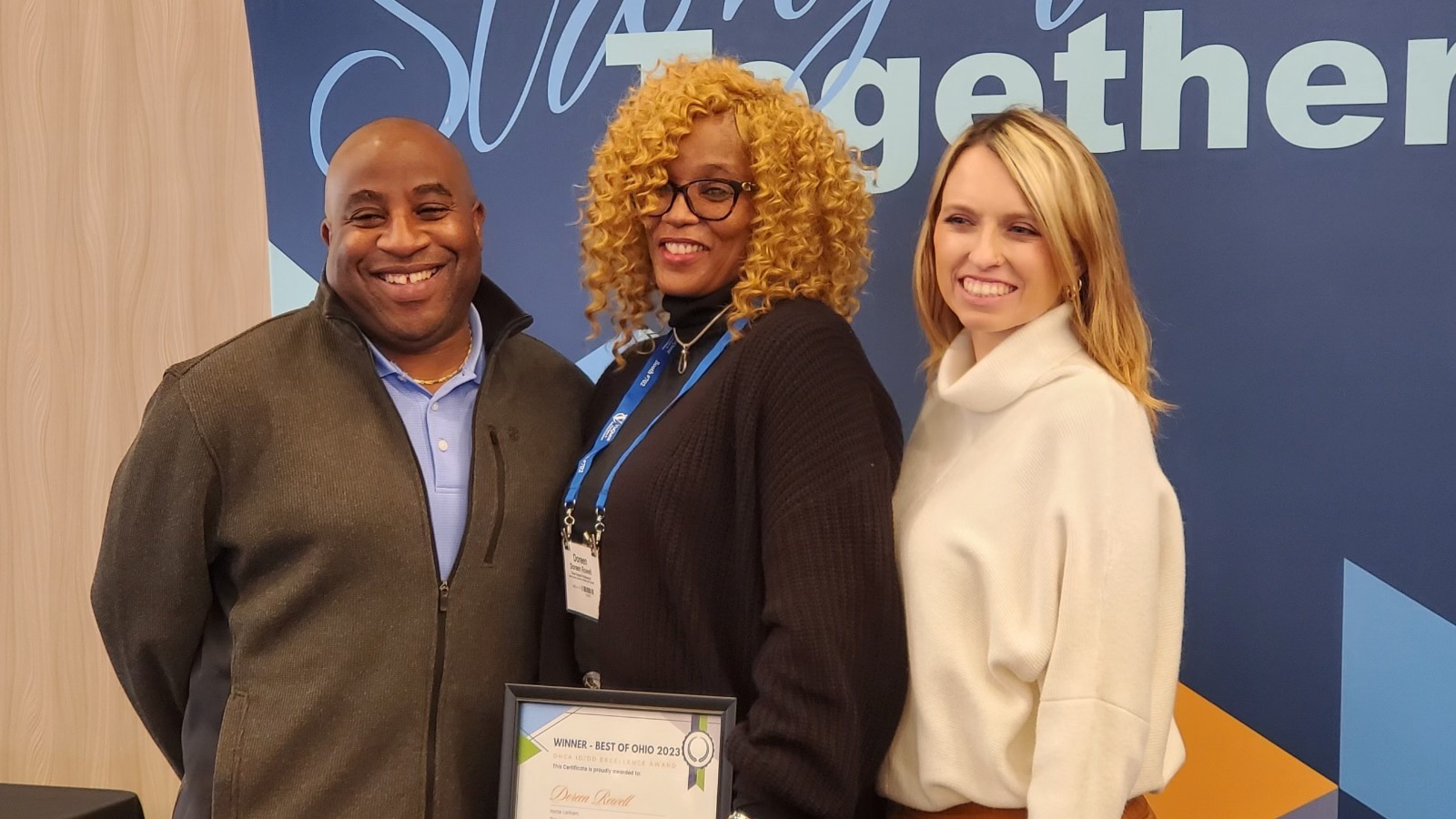Hattie Larlham DSP Honored with OHCA Excellence Award